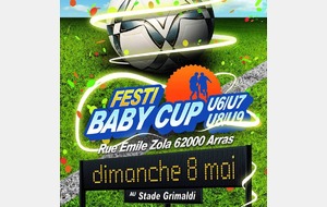 Nos U9 à l'EURO BABY CUP à Arras le dimanche 08 mai 2016