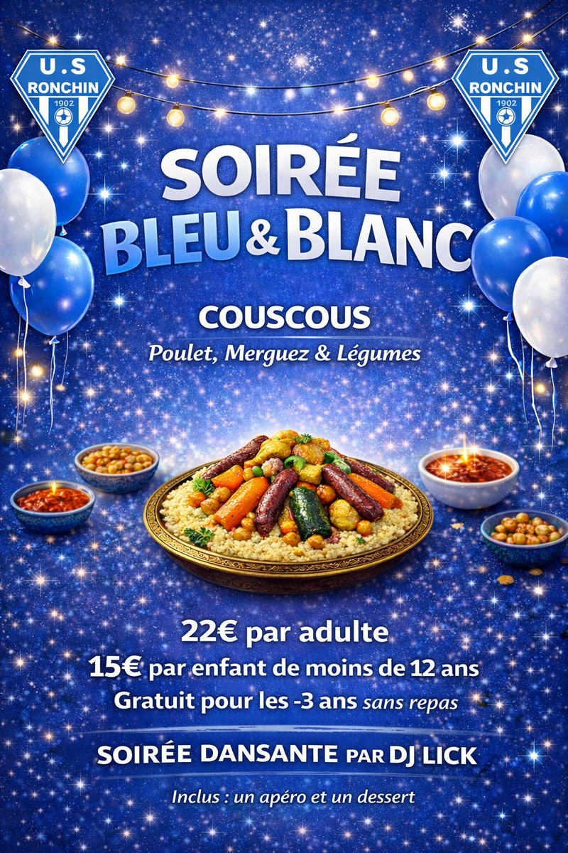 Soirée Bleu & Blanc de l'USR 14 Mars