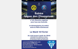 Soirée ligue des champions