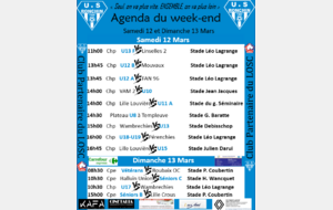 Résultat du 12 et 13 mars 