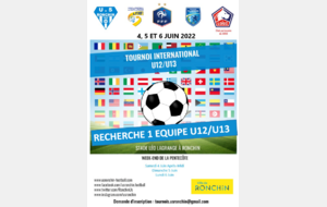 RECHERCHE 1 EQUIPE U12/U13 