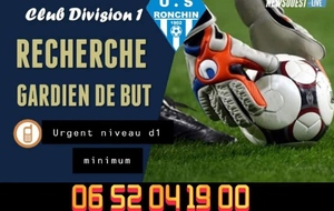 RECHERCHE GARDIEN D1