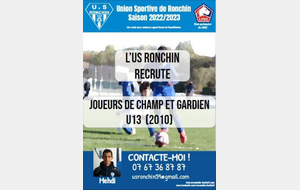 RECRUTEMENT JOUEURS U13