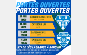 PORTES OUVERTES ACADÉMIE US RONCHIN