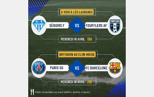 🔵 DIFFUSION Paris SG‐ FC Barcelone⚪