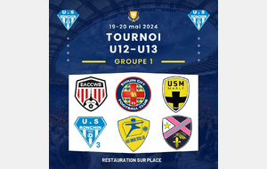 🔵TOURNOI U12/U13⚪ 
