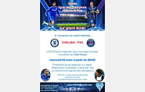 Soirée ligue des champions - huitièmes de finale retour