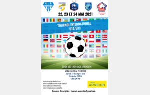 Tournoi international U12/U13 : annulé