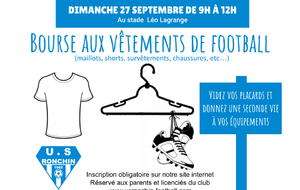 Bourse aux vêtements de football