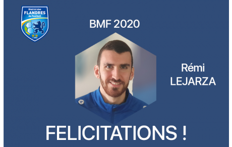 Rémi LEJARZA diplômé du BMF !