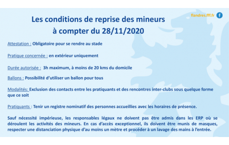 Reprise des entraînements