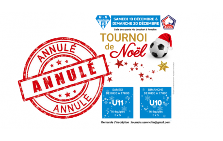 Annulation du tournoi de Noël