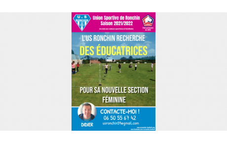 Recrutement éducatrices