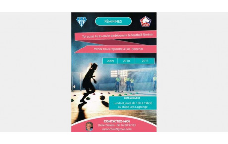 Recrutement féminines 2009, 2010 et 2011