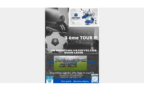 3ème tour de la coupe de France 