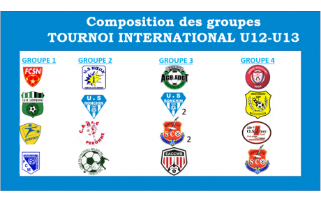 TOURNOI INTERNATIONAL U12-U13