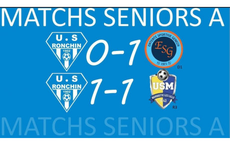 RESULTATS SENIORS A