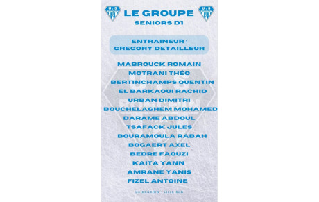 GROUPE SENIOR D1
