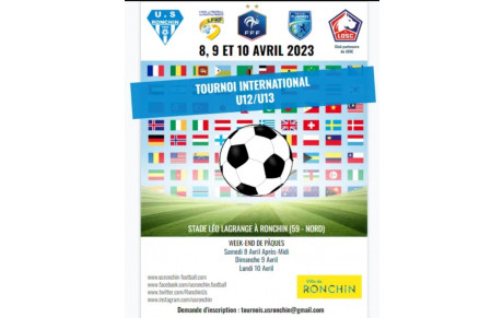 TOURNOI INTERNATIONAL U12-U13