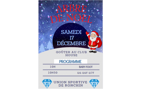 ARBRE DE NOËL (Samedi 17 Décembre)