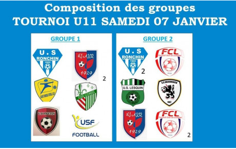 TOURNOI U11 07 JANVIER 