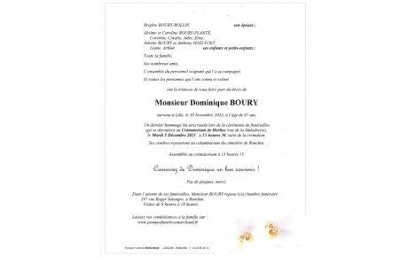 MONSIEUR DOMINIQUE BOURY ❤️