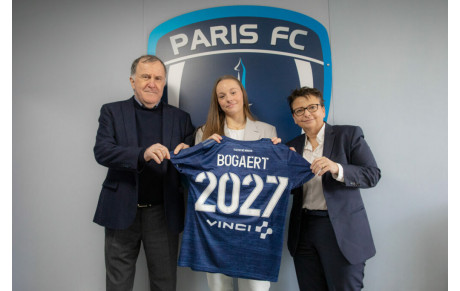 LOU BOGAERT PROLONGE JUSQU'EN 2027 au PARIS FC