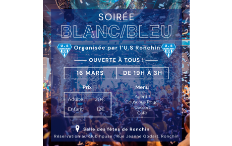 Soirée BLANC/BLEU
