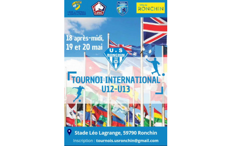 🔵TOURNOI INTERNATIONAL U12-U13 ⚪
